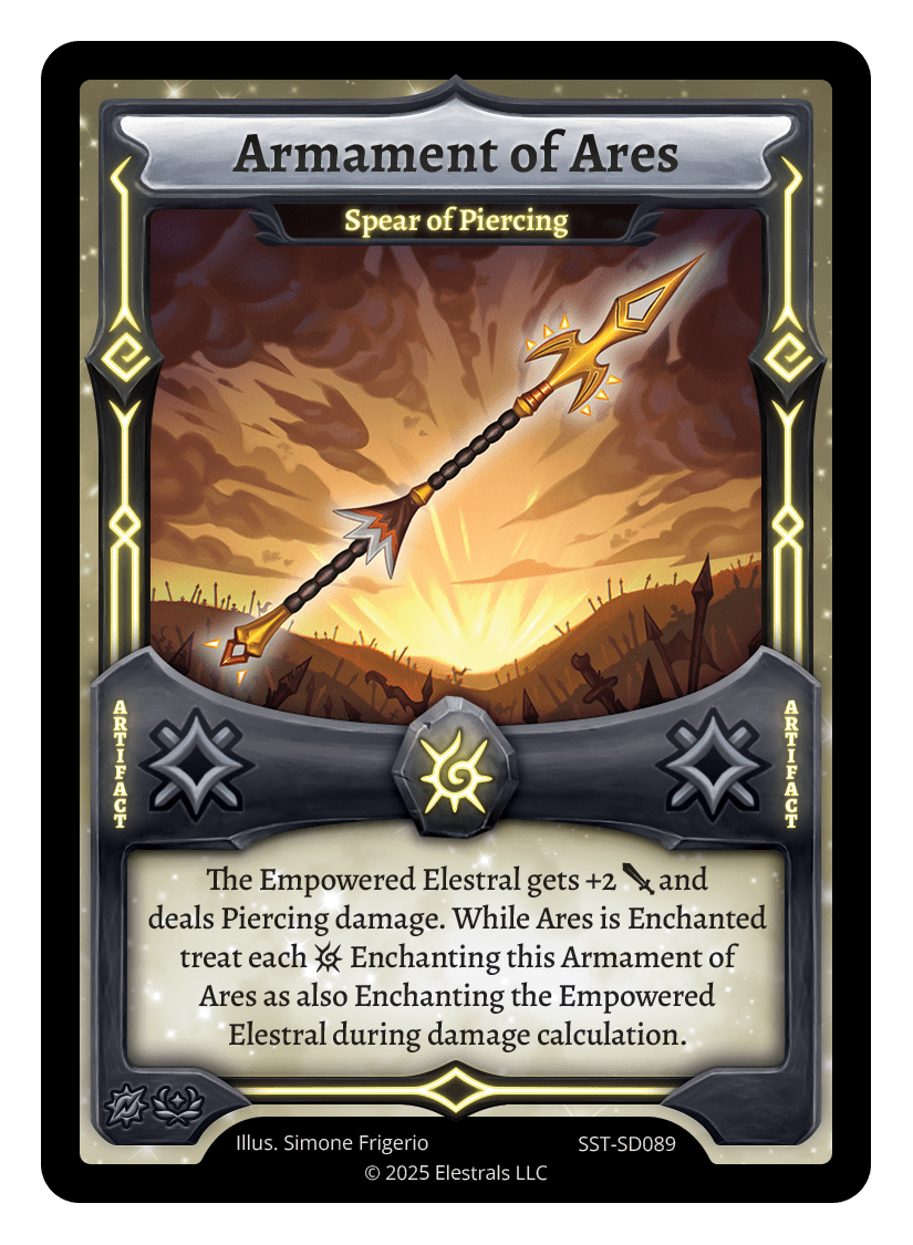 Armament of Ares - Spear of Piercing - SST-SD089